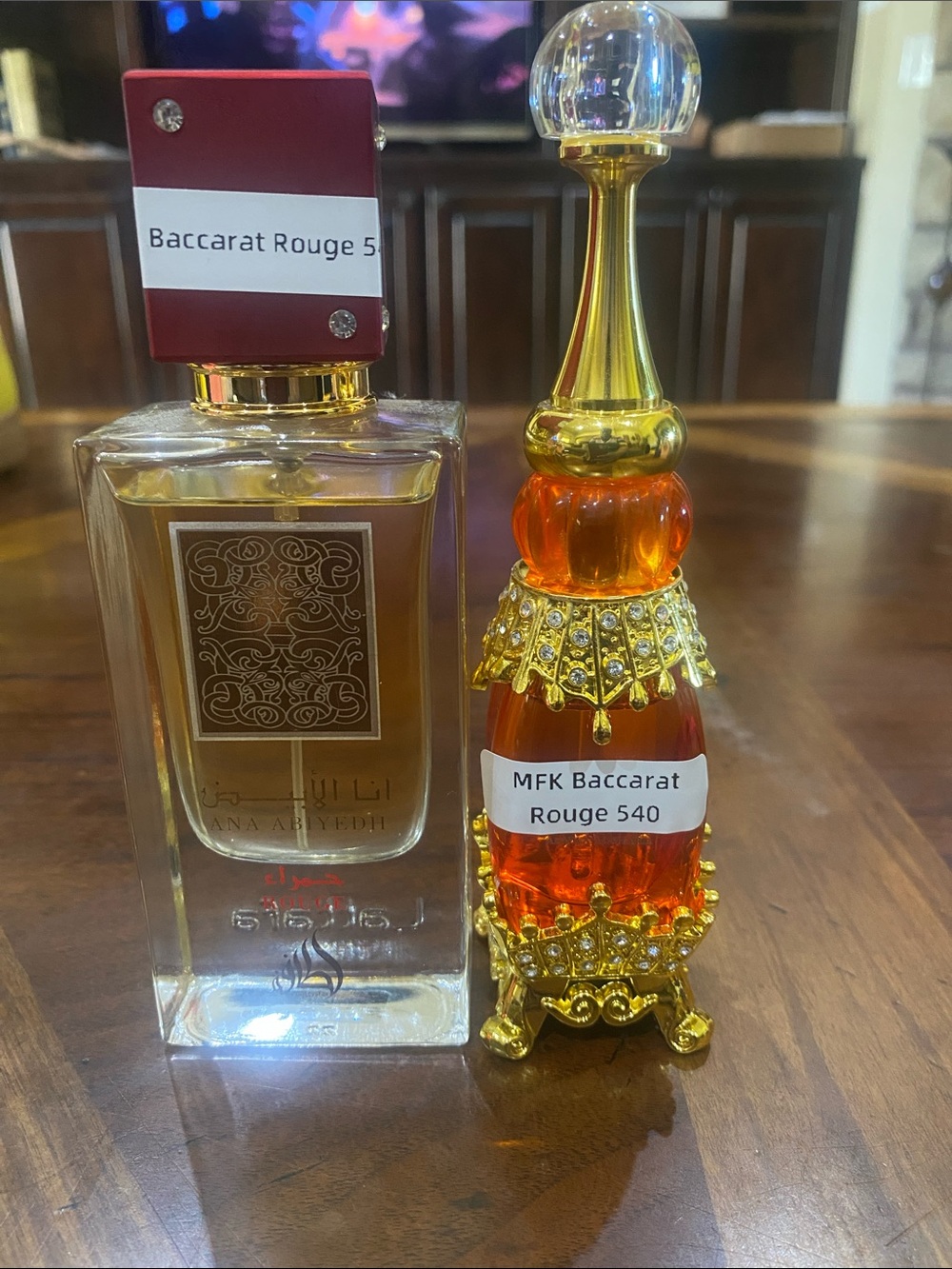 Smells like fragrances per label. One perfume cologne and one oil. bundle me